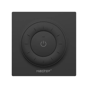 Pilot Panel Naścienny MONO/CCT z Pokrętłem MiBoxer K3 - BLACK