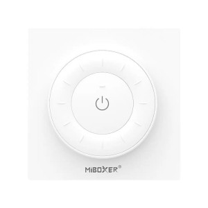 Pilot Panel Naścienny MONO/CCT z Pokrętłem MiBoxer K3 - WHITE