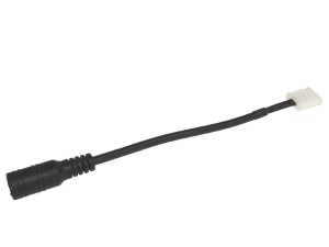 Złączka LED 10mm gniazdo DC 2,1/5,5 na kablu