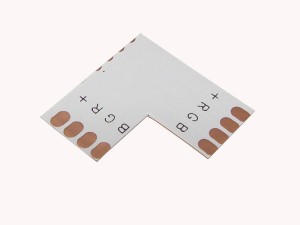 Złączka do lutowania 10mm RGB samozaciskowa kątowa