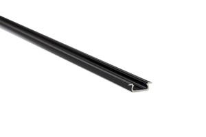 Profil aluminiowy płaski wpuszczany 1m CZARNY