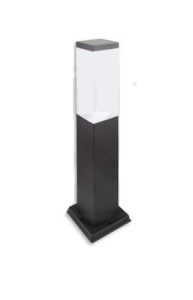 Lampa LED ogrodowa na żarówkę E27 stojąca 45cm czarna