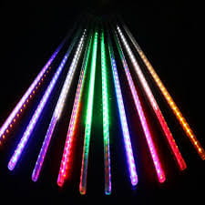 Świąteczny sopel meteor LED SMD5050 12V 800mm*12 RGB
