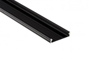 Profil aluminiowy SOLIS czarny 1m
