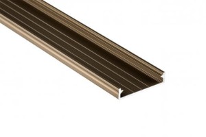 Profil aluminiowy SOLIS postarzane złoto 1m