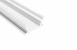 Profil  podłogowy aluminiowy ARRET biały 2m