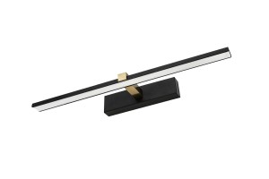 Lampa nad lustro VENO 8W 40cm czarno-złota