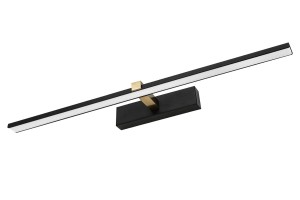 Lampa nad lustro VENO 18W 90cm czarno-złota