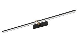 Lampa nad lustro VENO 24W 120cm czarno-złota