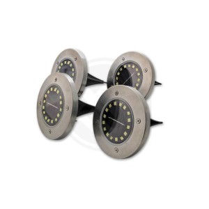 Lampa LED solarna 16xSMD wbijana ogrodowa - 4 szt