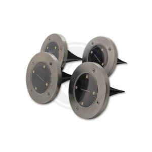 Lampa LED solarna 4xSMD wbijana ogrodowa - 4 szt.