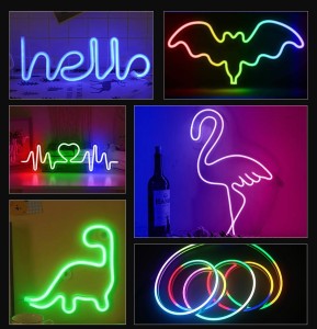 Neon FLEX Cyfrowy RGB WS2811 6x12mm 12V 12W 120D 1m