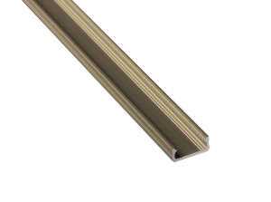 Profil aluminiowy płaski 2m POSTARZANE ZŁOTO, BRĄZ