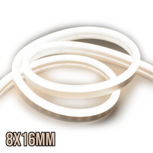 Neon FLEX 8x16mm 24V 12W/m IP65 BIAŁY NEUTRALNY 1m