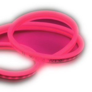 Neon FLEX 8x16mm 24V 12W/m IP65 RÓŻANY 1m