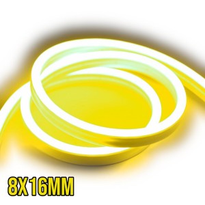 Neon FLEX 8x16mm 24V 12W/m IP65 LIMONKOWY 1m