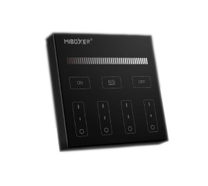 PANEL ŚCIENNY MI-LIGHT 230V RF 2.4G 4 STR MONO