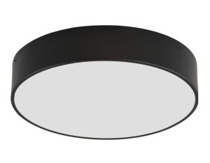 Panel LED natynkowy okrągły 24W 4000K TORO CZARNY