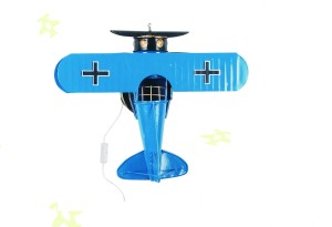 Lampa ścienna SAMOLOT BLUE