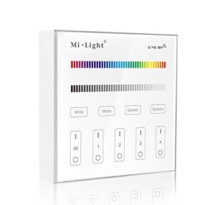 PANEL NATYNKOWY Mi-Light RF 2.4G 4 STREFOWY RGB+W