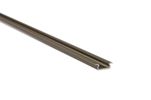 Profil aluminiowy płaski wpuszczany 1m POSTARZANE ZŁOTO, BRĄZ