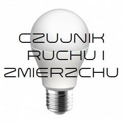 Żarówka LED 7W z czujnikiem ruchu i zmierzchu