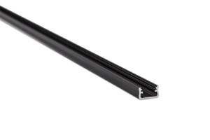 Profil aluminiowy płaski głębszy 2m CZARNY